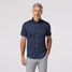 The Mizzen Main Men's Halyard Short Sleeve Dress Shirt in Navy Gem