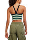 FP Movement Women's All Clear Striped Cami in Evergreen Combo