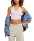FP Movement Women's All Clear V Neck Cami Powder Pink side