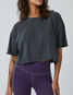 FP Movement Women's Inspire Crop Tee in Black FP Movement Women's Inspire Crop Tee in Black