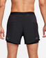 Nike Men's Stride Dri-FIT 5" 2-in-1 Running Shorts Black side detail