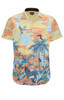 The Baja Llama Men's Time Before Land Button Up Shirt in Tan The Baja Llama Men's Time Before Land Button Up Shirt in Tan