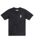 Baja Llama Men's Agave El Sativo Tee in Black front view