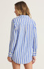 Z Supply Women's Saturdays Stripe Gauze Shirt in White