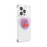 PopSockets Glitter Sugar Plum Cherry Phone Grip heart glitter design side angle