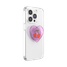 PopSockets Glitter Sugar Plum Cherry PopGrip heart glitter design side angle