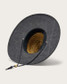 The Hemlock Straw Lifeguard Hat in the Solid Black colorway The Hemlock Straw Lifeguard Hat in the Solid Black colorway
