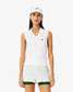 Lacoste Women's Stretch Knit Tennis Elite in White Lacoste Women's Stretch Knit Tennis Elite in White