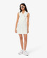 Lacoste Women's Stretch Tennis Dress in White/Green Lacoste Women's Stretch Tennis Dress in White/Green