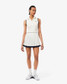 Lacoste Women's Ultra Dry Tennis Heritage Dress in Flour/Navy Lacoste Women's Ultra Dry Tennis Heritage Dress in Flour/Navy