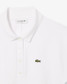 Lacoste Women's Slim Fit Adjustable Piqué Polo White front view