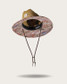 Hemlock Little Kids' Straw Lifeguard Hat Island Cowboy detail