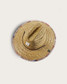 Hemlock Little Kids' Straw Lifeguard Hat Island Cowboy front view
