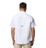 Columbia Men's PFG Backwater Shirt White front view