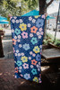 KATYDID Navy Daisy Beach Towel
