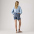 The Levi's Women's 501 Mid-Thigh Shorts in Medium Wash