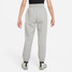 Nike Girls' Sportswear Club Fleece Loose Pants in Dark Grey Heather