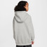 Nike Sportswear Club Fleece Oversized Hoodie Dark Grey Heather front view
