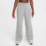 Nike Sportswear Girls' Club Fleece Wide Length Pants in Dark Grey front view