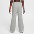 Nike Sportswear Girls' Club Fleece Wide Length Pants in Dark Grey back view