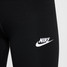 Nike Girls' Sportswear Classic High Waisted Leggings Black back view