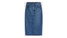 The Levi's Women's High Rise Back Slit Denim Skirt in Medium Wash The Levi's Women's High Rise Back Slit Denim Skirt in Medium Wash