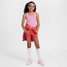 Nike Girls' One Tank Top Magic Flamingo front view