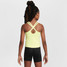 Nike Girls' One Tank Top Light Lemon Twist back view