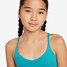Nike Girls' Indy Sports Bra in Dusty Cactus side view