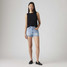Levi's Women's 501 Original High Rise Shorts Light Wash side