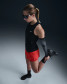 Nike Women's Swift Dri-FIT Tank Top Black back view