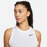 Nike Women's Dri-FIT Training Tank Top in White side view