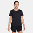 Nike Women's One Fitted Dri-FIT Short Sleeve Top in Black Nike Women's One Fitted Dri-FIT Short Sleeve Top in Black