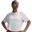 Nike Women's One Relaxed Dri-FIT Short Sleeve Crop Top in White Nike Women's One Relaxed Dri-FIT Short Sleeve Crop Top in White