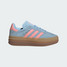 The Adidas Big Kids' Gazelle Bold Shoes in Blue