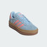 The Adidas Big Kids' Gazelle Bold Shoes in Blue