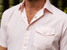 The Criquet Men's Performance Pearl Snap Shirt in Pink