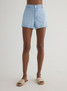 Bella Dahl Women's Elle Playa Trouser Shorts in Coastal Capri Wash Bella Dahl Women's Elle Playa Trouser Shorts in Coastal Capri Wash