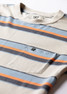 The Vissla Boys' Journey Eco Pocket Tee in Dune Stripes