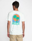 The RVCA Men's Puerto Nuevo Tee in Antique White The RVCA Men's Puerto Nuevo Tee in Antique White
