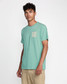 RVCA Men's VA All The Way Short Sleeve Tee Bottle Green back view
