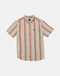 The RVCA Men's Alvarado Stripe Short Sleeve Shirt The RVCA Men's Alvarado Stripe Short Sleeve Shirt