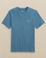 Southern Tide Men's Bonfire by the Beach Tee Blue front