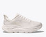 Hoka Women's Clifton 10 Running Shoes White three-quarter view