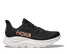Hoka Women's Clifton 10 Running Shoes Black and Rose Gold medial view