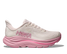 The Hoka Women's Clifton 10 Running Shoes in Rose Creme and Dried Rose