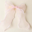 The Darling Effect Sheer Pearl Hair Bow in Blush