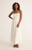 Z Supply Women's Bayside Linen Maxi Dress in White Z Supply Women's Bayside Linen Maxi Dress in White