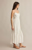 Z Supply Women's Citadelle Embroidered Linen Maxi Dress in White