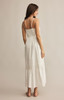 Z Supply Women's Citadelle Embroidered Linen Maxi Dress in White